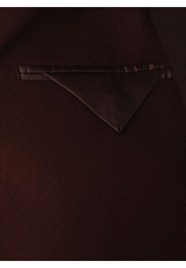 Pako Lorente - PAKO LORENTE – Brązowa gładka marynarka męska. Kolor: brązowy. Materiał: poliester, elastan, wiskoza. Wzór: gładki. Sezon: jesień