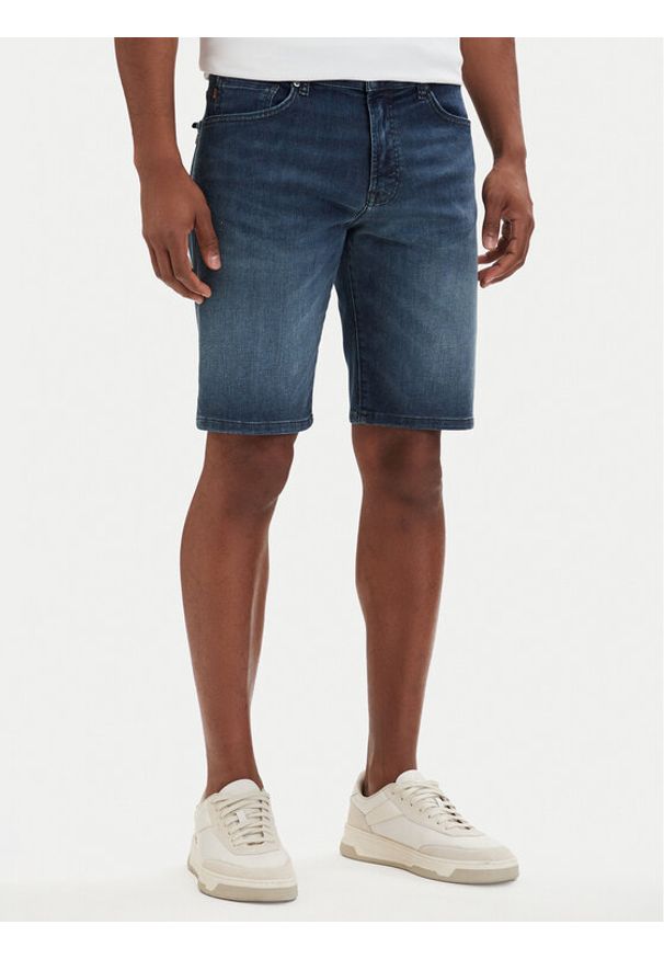 BOSS Szorty jeansowe Re.Maine 50559917 Niebieski Regular Fit. Kolor: niebieski. Materiał: bawełna