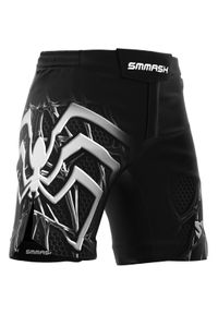SMMASH - Spodenki do MMA męskie Smmash Venomous Ultra lekkie. Kolor: biały, wielokolorowy, czarny #1