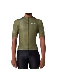 Koszulka rowerowa męska, FDX Plain, Oddychająca. Kolor: zielony. Materiał: jersey. Sezon: wiosna, lato. Sport: kolarstwo #1