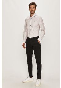 Tailored & Originals - Spodnie. Kolor: czarny. Materiał: tkanina, bawełna, elastan. Wzór: gładki #4