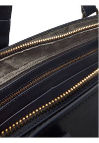 TOMMY HILFIGER - Tommy Hilfiger Torebka Joy Satchel AW0AW16814 Granatowy. Kolor: niebieski. Materiał: skórzane