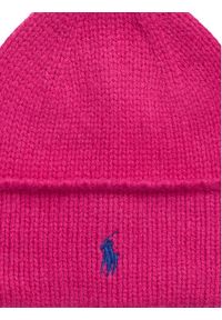 Polo Ralph Lauren Szalik 455954355003 Różowy. Kolor: różowy. Materiał: wełna, materiał