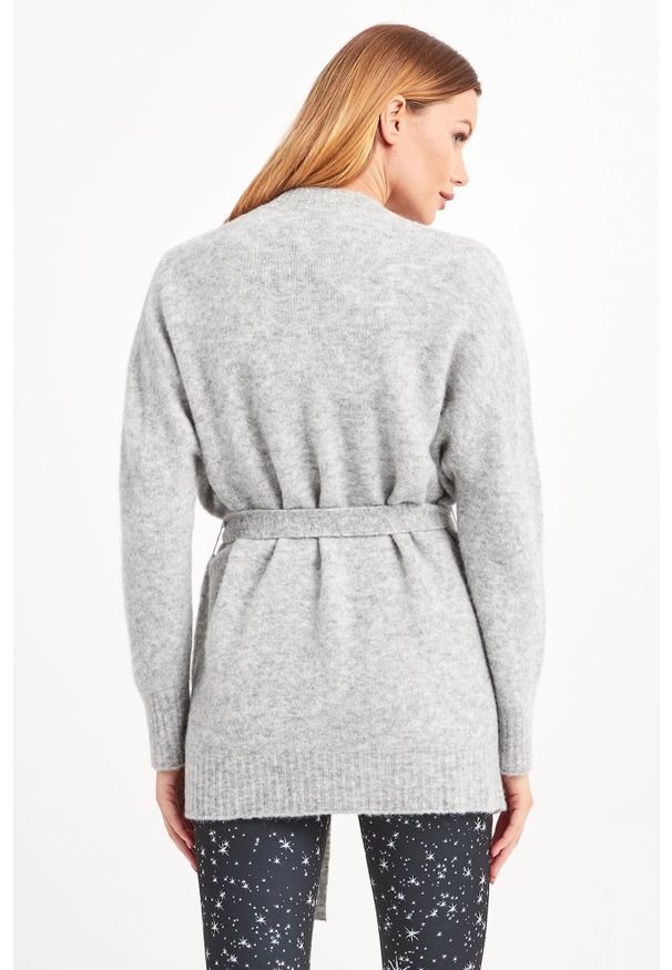 Max Mara Leisure - Kardigan z wełną alpaka Liguria MAX MARA LEISURE. Okazja: do pracy. Materiał: dzianina, wełna. Wzór: ze splotem
