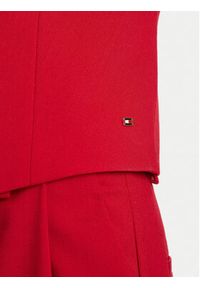 TOMMY HILFIGER - Tommy Hilfiger Kamizelka WW0WW48882 Czerwony Regular Fit. Kolor: czerwony. Materiał: syntetyk #5