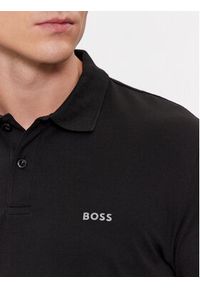 BOSS - Boss Polo Paddy 4 50506201 Czarny Regular Fit. Typ kołnierza: polo. Kolor: czarny. Materiał: bawełna #4