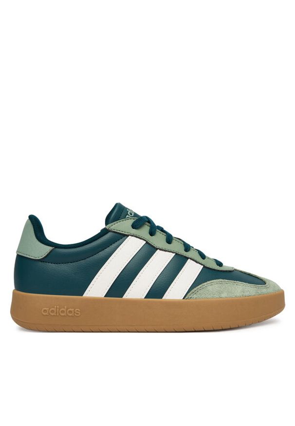 Adidas - adidas Sneakersy Barreda JP5926 Zielony. Kolor: zielony. Materiał: skóra, zamsz