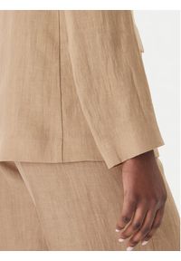 Marella Marynarka Vincita 2615041012 Écru Regular Fit. Materiał: len #3