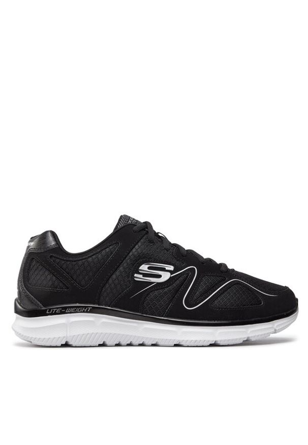 skechers - Skechers Sneakersy Verse-Flash Point 58350/BKW Czarny. Kolor: czarny. Materiał: mesh, materiał