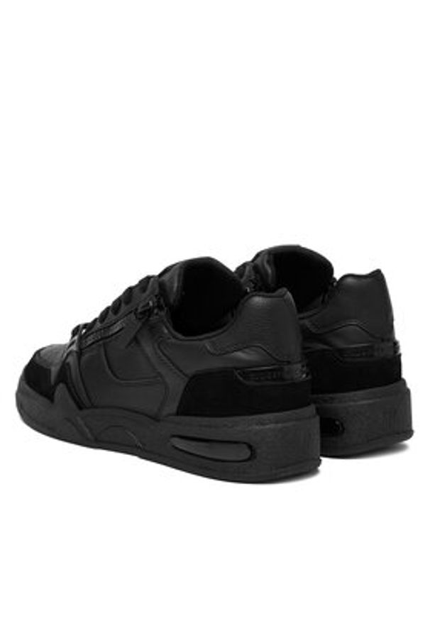 Giuseppe Zanotti Sneakersy RU50014/003 Czarny. Kolor: czarny. Materiał: skóra