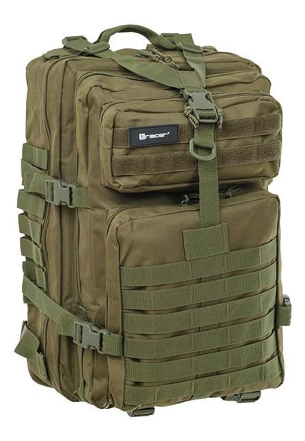 TRACER - Plecak Tracer Alpha 15.6'' zielony. Kolor: zielony. Materiał: poliester. Styl: casual