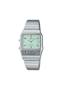 Casio Zegarek Vintage Classic AQ-800E-3AEF Srebrny. Kolor: srebrny. Styl: vintage