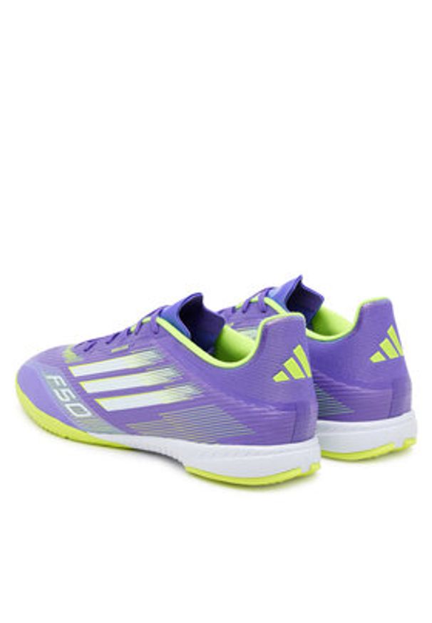 Adidas - adidas Buty do piłki nożnej F50 League JH7719 Fioletowy. Kolor: fioletowy. Materiał: materiał