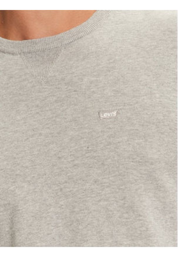 Levi's® Sweter A7207-0000 Szary Regular Fit. Kolor: szary. Materiał: bawełna