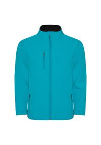 ROLY - Kurtka Dziecięca SoftShell Nebraska. Kolor: niebieski. Materiał: softshell