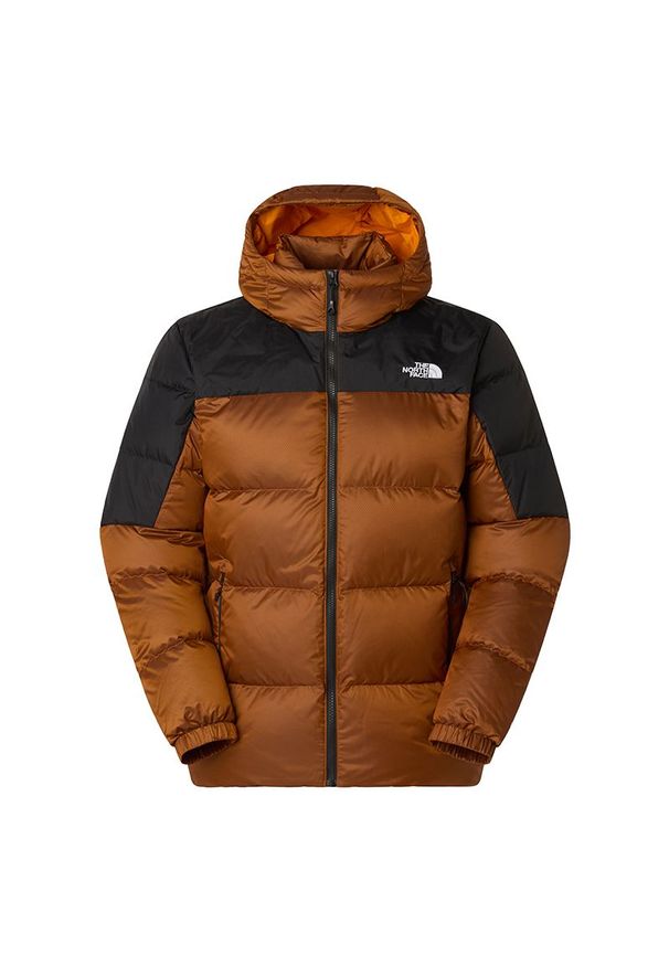Kurtka męska The North Face Diablo 2.0 0A8992EJB1 - brązowa. Kolor: brązowy. Materiał: poliester, materiał, puch