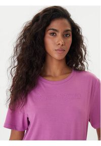 Kappa T-Shirt Frega 351M1KW Fioletowy Regular Fit. Kolor: fioletowy. Materiał: bawełna #3