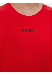 Hugo T-Shirt Linked 50518646 Czerwony Relaxed Fit. Kolor: czerwony. Materiał: bawełna #5