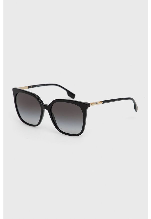 Burberry Okulary przeciwsłoneczne 0BE4347 damskie kolor czarny. Kolor: czarny