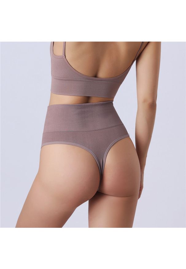 Intica - Stringi modelujące z wysokim stanem elastyczne na co dzień Maiu. Stan: podwyższony. Kolor: różowy. Materiał: materiał, tkanina