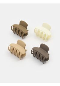 Sinsay - Spinki do włosów z matowym wykończeniem 4 pack - wielobarwny #1