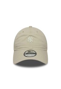 New Era - Czapka baseballowa 9twenty New York Yankees. Kolor: beżowy. Styl: sportowy