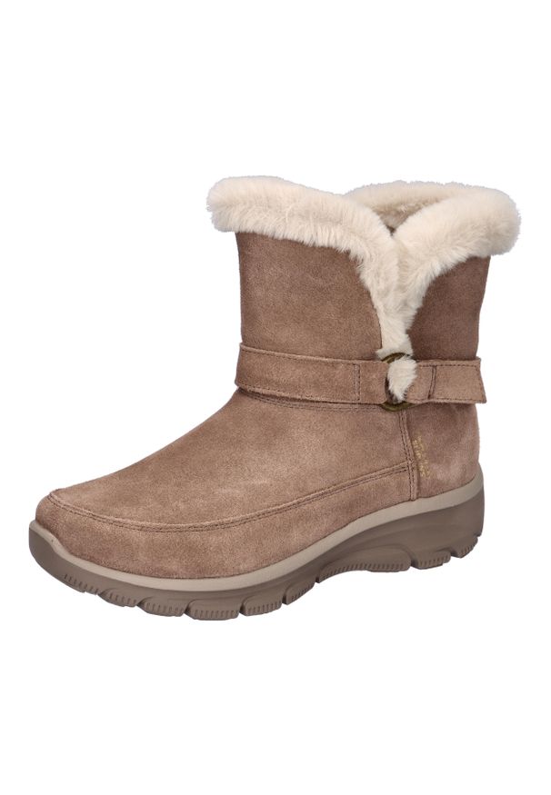 skechers - SKECHERS EASY GOING DREAMERS LUXE V Beżowy. Kolor: brązowy, biały, wielokolorowy. Materiał: tkanina