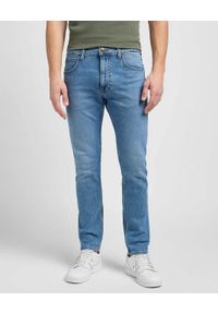 Męskie Spodnie Jeansowe Lee Rider Downtown 112342258, W34 L30. Okazja: na co dzień, do pracy. Wzór: bez wzorów. Sezon: lato. Styl: casual, klasyczny #1