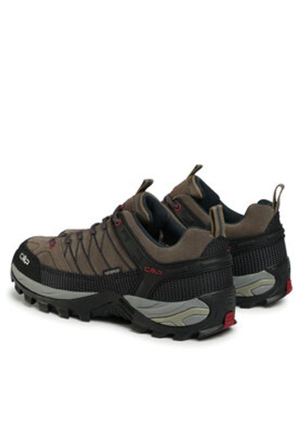 CMP Trekkingi Rigel Low Trekking Shoes Wp 3Q13247 Szary. Kolor: szary. Materiał: zamsz, skóra. Sport: turystyka piesza