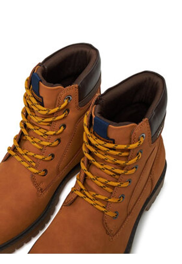 Jack & Jones Trapery 12243421 Żółty. Kolor: żółty. Materiał: skóra