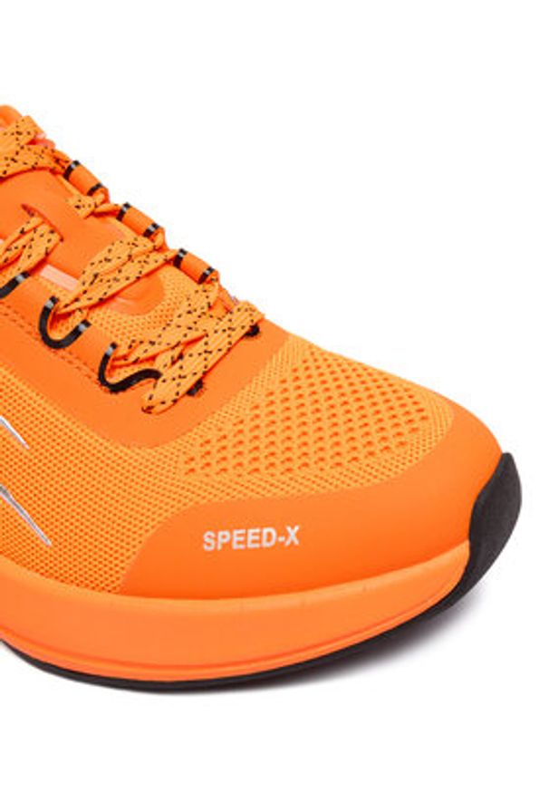 Plein Sport Sneakersy FAES USC0779 STE003N Pomarańczowy. Kolor: pomarańczowy. Materiał: materiał