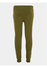 TOMMY HILFIGER - Tommy Hilfiger Spodnie dresowe KS0KS00207 S Zielony Regular Fit. Kolor: zielony. Materiał: bawełna #4