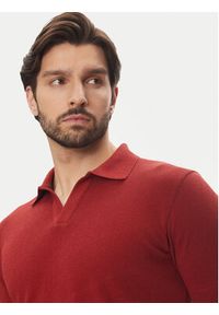 Marc O'Polo Polo 523 2091 53026 Czerwony Regular Fit. Typ kołnierza: polo. Kolor: czerwony. Materiał: bawełna #3