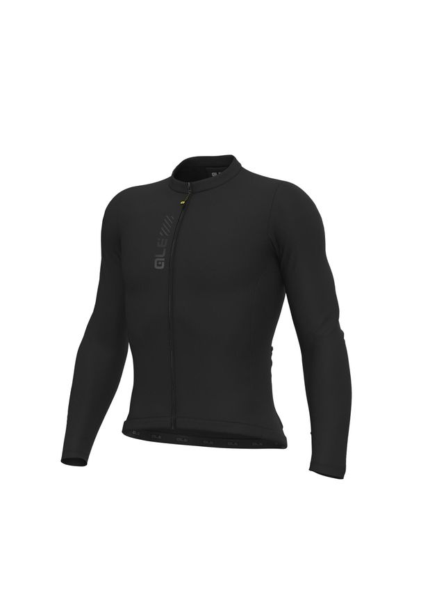 ALÉ CYCLING - Koszulka rowerowa męska Alé Cycling Solid Color Block LS. Kolor: czarny