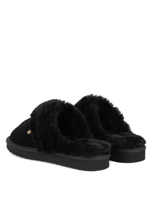 MEXX Kapcie MICH2003643W Czarny. Kolor: czarny. Materiał: zamsz, skóra