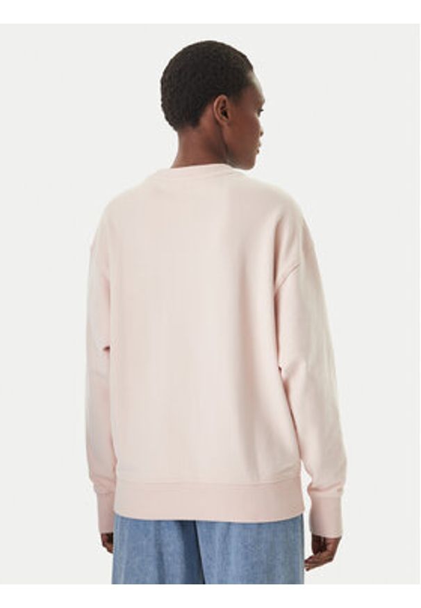 BOSS Bluza C_Eteia_5 50534821 Różowy Oversize. Kolor: różowy. Materiał: bawełna