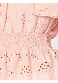 Guess Bluzka Peggy W3GH89 WFG40 Różowy Regular Fit. Kolor: różowy. Materiał: bawełna