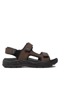 skechers - Skechers Sandały Arch Fit Motley Sd-Kontra 204349/BRN Brązowy. Kolor: brązowy. Materiał: skóra