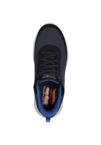 skechers - Adidasy Skechers Arch Fit Orvan - Kin, Mężczyźni. Kolor: niebieski. Materiał: materiał