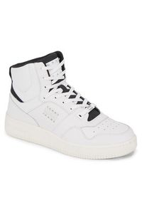 Tommy Jeans Sneakersy Basket Mid EM0EM01258 Biały. Kolor: biały. Materiał: skóra #3