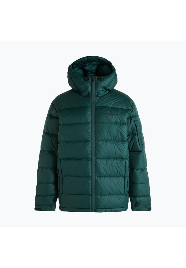 Kurtka puchowa męska Peak Performance Frost Down. Kolor: zielony. Materiał: puch