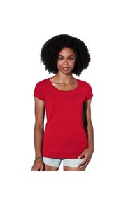 Stedman - Koszulka Damska Claire Crew Neck Relaxed Fit T-shirt. Kolor: czerwony
