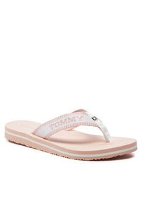 TOMMY HILFIGER - Tommy Hilfiger Japonki Hilfiger Webbing Pool Slide FW0FW07859 Écru