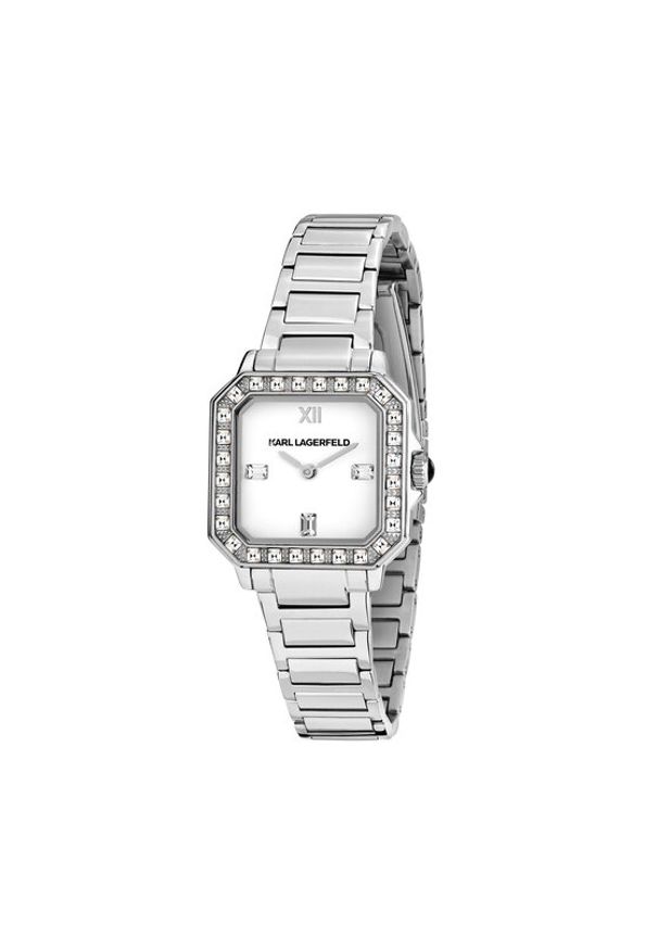 Karl Lagerfeld - KARL LAGERFELD Zegarek R0553102503 Srebrny. Kolor: srebrny