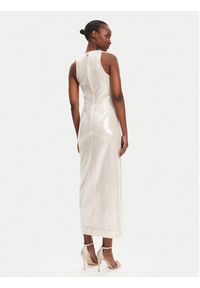 ROTATE Sukienka wieczorowa 113738800 Écru Slim Fit. Materiał: syntetyk. Styl: wizytowy #4