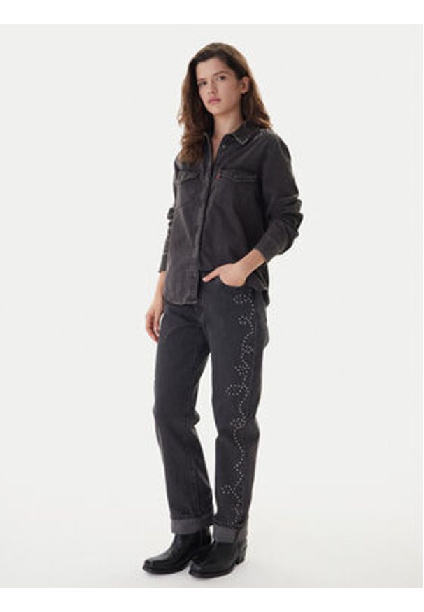 Levi's® Koszula jeansowa Western 16786-0108 Czarny Regular Fit. Kolor: czarny. Materiał: bawełna