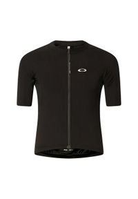 Koszulka męska Oakley Gridskin Pinstripe Jersey. Kolor: czarny. Materiał: jersey