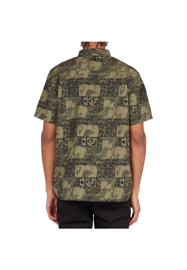Koszula DC Shoes Tactics, Mężczyźni. Kolor: zielony. Materiał: materiał, bawełna