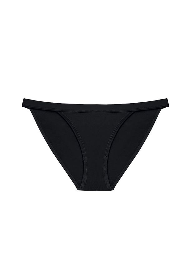 Intica - Tangi biodrówki elastyczne miękkie na co dzień Agafia. Stan: obniżony. Kolor: czarny. Materiał: materiał