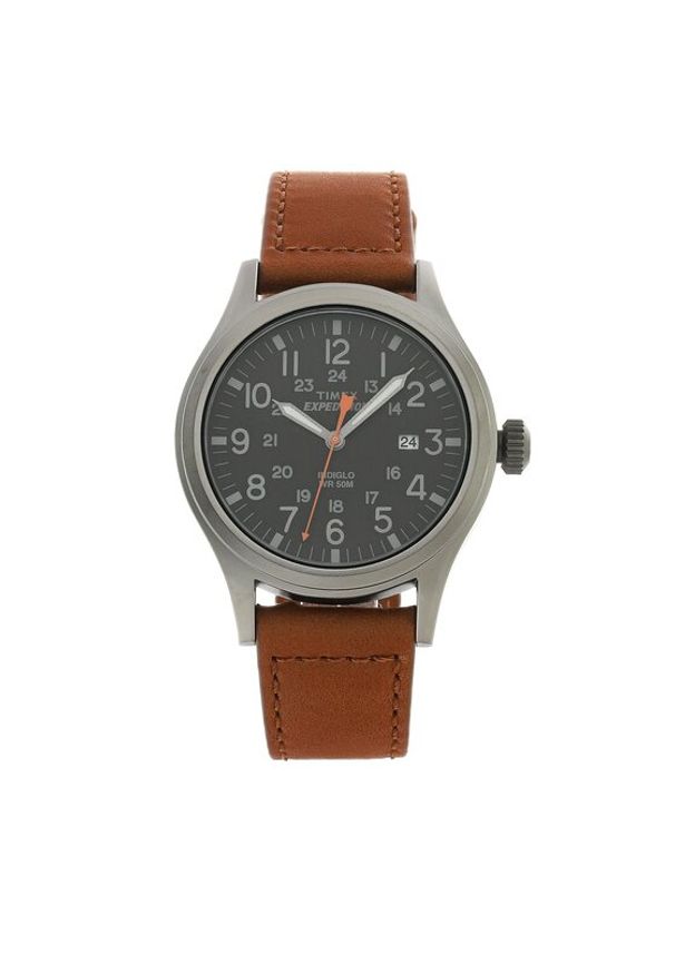Timex Zegarek Expedition Scout TW4B26000 Brązowy. Kolor: brązowy